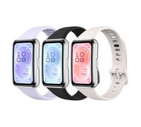 MoKo Paquete de 3 correas de repuesto de silicona suave, multicolores e impermeables, compatibles con Huawei Band 11 / Band 11 Pro para hombre y mujer