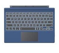 MoKo Para Surface Pro 7 Teclado con Panel táctil, Compatible con Surface Pro 7+/7/6/5/4/3, iluminación de Fondo de 7 Colores, batería de Larga duración Teclado Bluetooth inalámbrico, QWERTY