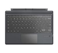 Moko para Teclado Surface Pro 7, Compatible con Microsoft Surface Pro 7+/7/6/5/4/3 Teclado con Panel táctil, Larga duración de la batería inalámbrica Recargable Bluetooth Type, QWERTY, Gris