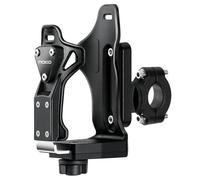 MoKo Portabidones para Bicicleta Moto, Portabotellas para Bicicleta Universal 4,8-9,1cm Botellas, Ajustable Portavasos para Motocicleta Bicicleta Cochecito Scooter Silla de Ruedas, Negro