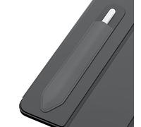 MoKo Funda para Apple Pencil Pro, Apple Pencil (USB-C), Apple Pencil 1ª/2ª Generación, Funda Elástica Adhesiva de Bolsillo para Lápiz Fijar a Funda de iPad para Lápices Stylus, Gris Oscuro