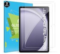 MoKo Protector de Pantalla compatible con Samsung Galaxy Tab A11 Plus/A11+ 11 Inch 2025, [2 Pcs] Premium HD Claro 9H Dureza Cristal Templado Película para Galaxy Tab A9 Plus 11", Cristal Claro