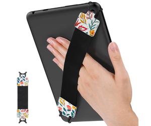 MOKO SEGURIDAD CASA DE MANO PARA IPAD IPAD/IPAD PRO/iPAD AIR/Kindle Fire HD/Samsung Alta-Elasticidad Verstil Correa a mano Soporte de dedo liviano F
