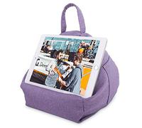 MoKo Soporte de cojín para Tableta, cojín Suave para hasta 12,9 Pulgadas, iPad Air 5 10.9, iPad 10.2 10, iPad Air 3, iPad Mini 6 5, Air Mini 1 2 3 4, iPad Pro 11 2022, Galaxy Tab S9/S9+, Lila Claro
