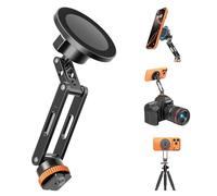 MoKo Soporte Magnético para Trípode de Teléfono para Magsafe, Soporte para Trípode de Teléfono con Tornillo 1/4", Adaptador de Zapata Fría para Cámara, Compatible con iPhone 17/16/15/14/13/12 Series