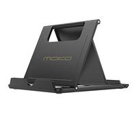 MoKo Soporte Tablet, Ajustable Soporte Tablet/Móvil 4-11", para iPhone 16/Pro/Pro MAX/Plus, iPhone 15/Pro/Pro MAX/Plus, iPhone 14/Pro/Pro MAX/Plus, iPhone 13/Pro/Pro MAX/Plus, Galaxy S20, Negro
