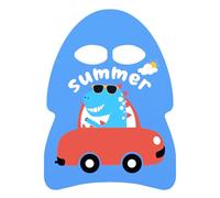 MoKo Tabla de Natación con Patrón de Dibujos Animados, Tablero Flotante para Entrenamiento de Natación, Herramienta Segura de Aprendizaje para Deportes acuáticos para Niños, Dinosaurio Azul Oscuro