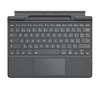 MoKo Teclado Español con Portalápices (No Carga) Solo para Microsoft Surface Pro 11/ Pro 10/ Pro 9/ Pro 8/ Pro X, Solo para conexión Bluetooth, QWERTY Teclado Type Cover Inalámbrico Delgado, Gris