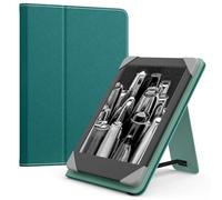 MoKo Universal Funda para 6 Pulgadas Kindle eReaders y Tabletas, Kindle/Kobo Clara/Tolino/Pocketook/Sony E-Book Tablet, Funda Liviana Tipo Folio con Correa de Mano y Soporte, Verde Jade