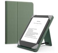 MoKo Universal Funda para 6 Pulgadas Kindle eReaders y Tabletas, Kindle/Kobo Clara/Tolino/Pocketook/Sony E-Book Tablet, Funda Liviana Tipo Folio con Correa de Mano y Soporte, Celadon