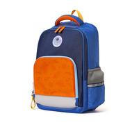 MOKOBARA The Campfire - Mochila escolar ligera y resistente al agua para niños (6-8 años) con logotipo de Magicmove y rayas reflectantes, ideal para viajes y aventuras al aire libre, Monstruo marino,