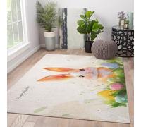 MOKOSAISE Alfombra Huevos Colores con Hojas Verdes 140x200cm Spring Happy Easter Bunny Tapetes Entrada Felpudos Antideslizantes Felpudo Delantero Alfombra Fina y Blanda Lavable para Cocina