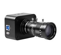 MOKOSE Cámara de transmisión 4K, cámara web de enfoque manual USB 3.0 con lente de zoom telefoto de 10-55 mm, IMX678 1/1.8 pulgadas, sensor de 8 MP, compatible con YUY2, cámara web para computadora de