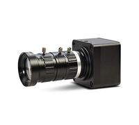 MOKOSE Cámara Web USB con Montura en C de 10 a 50 mm, Lente Manual de Zoom 4K a 30 fps UVC, Unidad Libre, Compatible con Windows, Mac OS X Linux