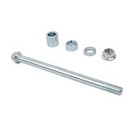Mokuo Eje delantero trasero de 12 mm y 190 mm con buje de 5 mm, 10 mm, 20 mm, apto para Pit Dirt Bike, ciclomotor, scooter, quad, ATV, mini piezas de bicicleta