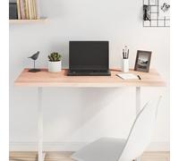 Mokuyard - Cubierta protectora de repuesto resistente para mesa de cocina, comedor, 100 x 50 x 2 cm, madera maciza sin tratar, borde plano, borde pulido