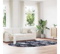 Mokuyary Alfombra Shaggy de pelo largo NAVARRA gris oscuro 300 x 200 cm, alfombra antideslizante para sala de estar, dormitorio, cocina, comedor, pasillos