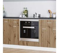 Mokuyary Armario colgante de roble Artisan, 60 x 46 x 81,5 cm, madera de madera, armarios de pared para baño, modelo 1 armario de horno de 60 cm