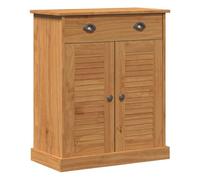 Mokuyary - Armario de baño con puerta Vigo marrón y miel para cuarto de baño, pequeños espacios, color marrón