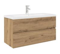 Mokuyary Armario para debajo del lavabo con lavabo y grifo, armario de baño con cajón, mueble bajo para baño, cocina, mueble de baño -B