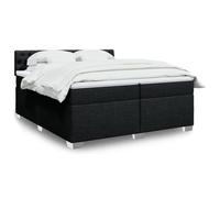 Mokuyary Base de listones con colchón, color negro, 200 x 200 cm, tela de plataforma con portamelos, montaje sencillo para dormitorio, adultos, A4