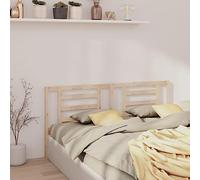 Mokuyary Cabecero 166 x 4 x 100 cm madera maciza de pino cabecero de cama respaldo para cama, dormitorio -E