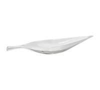 Mokuyary - Cesta de frutas (60 x 15 x 8 cm, aluminio, cesta de frutas para frutas, pan, mesa decoración, cocina, comedor, salón, salón, color plateado