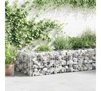 Mokuyary Gaviones - Macetero de acero para verduras, 300 x 30 x 50 cm, para verduras, flores y suculentas, jardinera para jardín