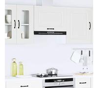 Mokuyary Kalmar - Armario colgante de cocina, color blanco, de madera, para colgar en la pared, con puertas, modelo 1 armario colgante (1 puerta plegable)