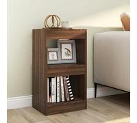 Mokuyary Librera/Raumteiler Braun Eichen-Optik 40x30x72 cm Bücherschrank,Bücherregal,Würfelregal,Standregal,Standregal,Standregal,para salón, dormitorio, oficina, habitación infantil