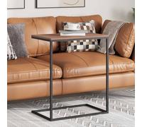 Mokuyary Mesa Auxiliar de Madera contrachapada Negro 55x35x66 cm pequeña mesita de Centro de Salon para Sofa,Comedor,Dormitorio Balcon y Cafeteria