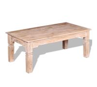 Mokuyary Mesa de Centro de Madera de Acacia 110x60x45 cm pequeña mesita de Centro de Salon para Sofa,Comedor,Dormitorio Balcon y Cafeteria