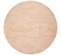 Mokuyary Mesa redonda de 70 x 4 cm de diámetro de madera maciza de roble sin tratar, mesa de repuesto para mesa de cocina, escritorio, mesa de jardín, mesa alta, mesa de sofá, mesa auxiliar
