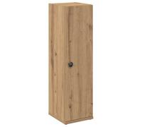 Mokuyary - Mueble de baño con portarollos de roble artesanal para cuarto de baño, pequeños espacios, color roble