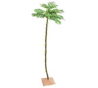 Mokuyary Palmera Artificial con 192 LED Blanco Cálido 300 cm Planta Artificial Planta Artificial para Dormitorio Oficina Decoración Kit de Construcción para Adultos Regalo para Inauguración de la Casa