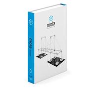 Mola Kit estructural 3 | Kit de construcción modular para educación, ingenieros, arquitectos y aficionados | 235 piezas + guía práctica