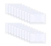 Molain 3X Lupa de Bolsillo 20 Unidades Fresnel Lentes Tarjeta de Crédito Billetera Ayuda para Lectura
