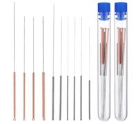 Molain Juego de 20 agujas de limpieza de boquillas de impresora 3D, 10 tamaños de acero inoxidable, desatascador, sin obstrucción, herramientas de limpieza de puntas de soldadura de 0,15/0,2/0,25/0,3