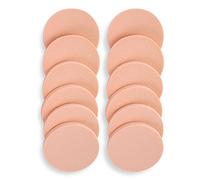 Molain Mini esponja de maquillaje de polvo suelto esponja de maquillaje de belleza, base para maquillaje facial, soporte de mezcla, accesorios de herramientas (12 piezas de color de piel)