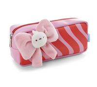 Molang 62791 - Estuche 9 x 19 x 6 cm, Rosa, con un Adorable Lazo de Peluche, Ideal para niñas y Mujeres, Escolar, de Oficina o de cosmética