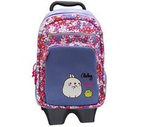 Molang - Mochila Infantil con Trolley Removible, Varios Compartimentos, Multicolor, Producto Oficial (CyP Brands)