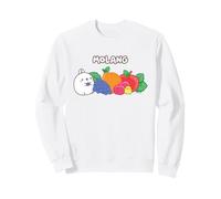 Molang & PIU PIU Comiendo Fruta Lindo Anime Sudadera