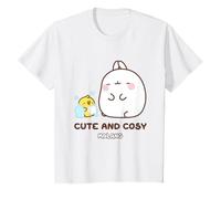 Molang & PIU PIU Lindo Y Acogedor Anime Niños Camiseta