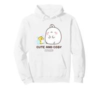 Molang & PIU PIU Lindo Y Acogedor Anime Sudadera con Capucha