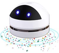 Molbory Aspirador portátil inalámbrico mini aspirador de mesa de alta potencia de succión limpiador de polvo con 120 minutos de tiempo de funcionamiento, recargable por USB para escritorio, escuela,