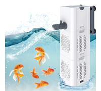 Molbory Bomba de filtro de acuario pequeña, 1000 L/H 15 W, filtro interior ajustable para acuario de 100 l, filtro de agua para acuario de 100 l, filtro de tanque de peces para piscinas de agua dulce