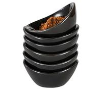 Molbory Juego de 6 cuencos para salsas, 8,5 cm, juego de cuencos de cerámica, cuencos pequeños, tapas, juego de cuencos para charcuterie board sushi, salsa de tomate, barbacoa y accesorios de fiesta