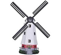Mold de Viento con energía Solar jardín de Viento Adorno Patio luz Decorativa Decorativa Realista en Miniatura de Molino de Viento novedoso lámpara de Aire Libre para Amantes del mar