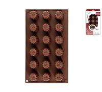 Molde 18 Pudines Silicona Choco Home