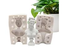 Molde 3D para velas de la diosa Venus, mitología romana, diosa afrodita, moldes 3D para velas 3D, arte corporal, molde de silicona, herramienta para hacer yeso, jabón hecho a mano, arcilla de París